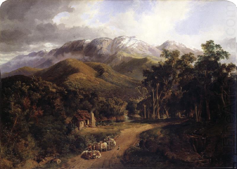 Nicholas Chevalier The Buffalo Ranges,Victoria china oil painting image
